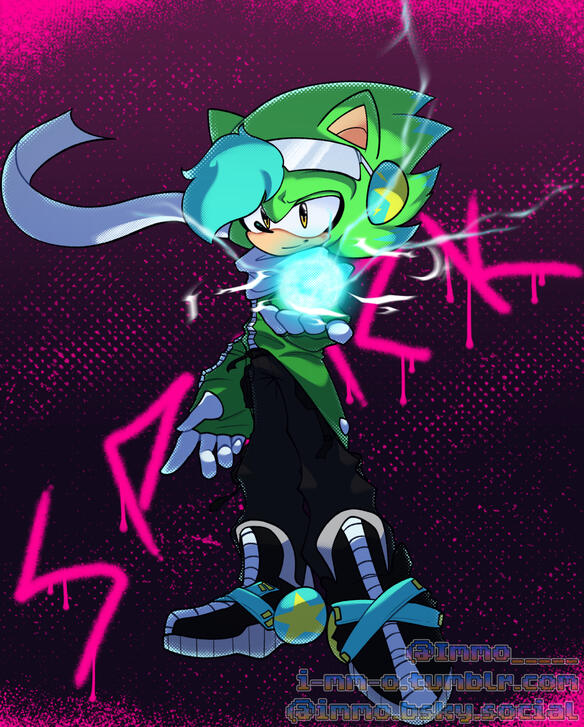 Art Trade w/ @Sparks_Hedgie on Twitter!